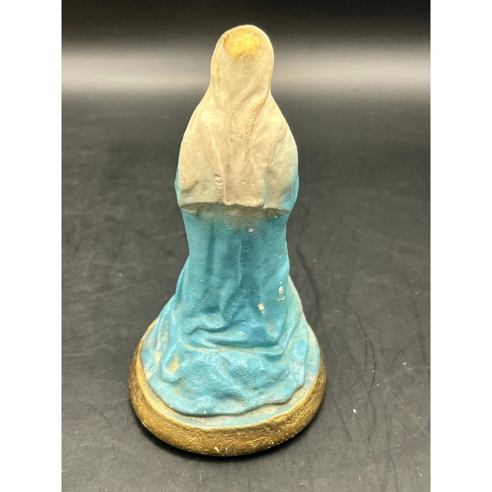 Vtg‎ Nativity Set Figures Christmas Holiday Decoration Chalkware Religious